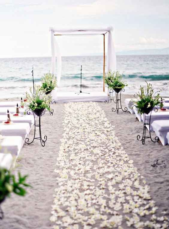 Boda en la playa