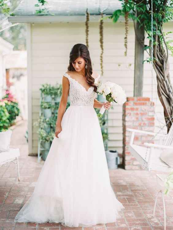 Vestido de novia princesa