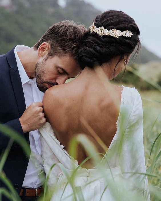 Foto de boda sensual