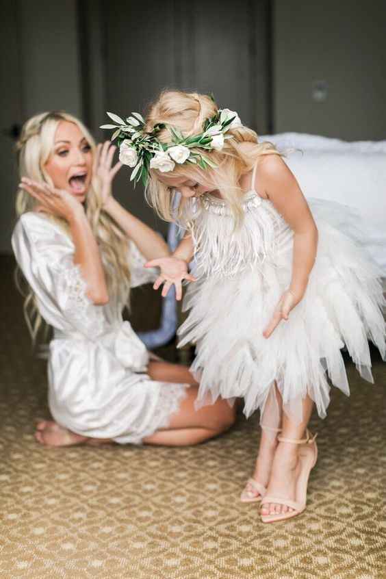 Foto madre e hija boda