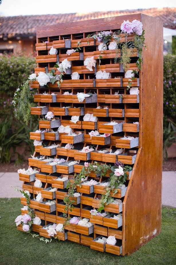 Decoración romántica de boda