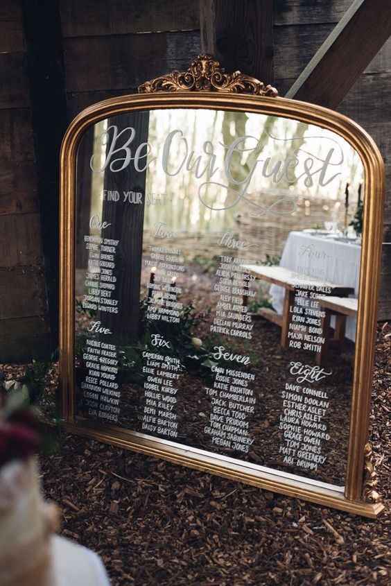 Seating plan boda