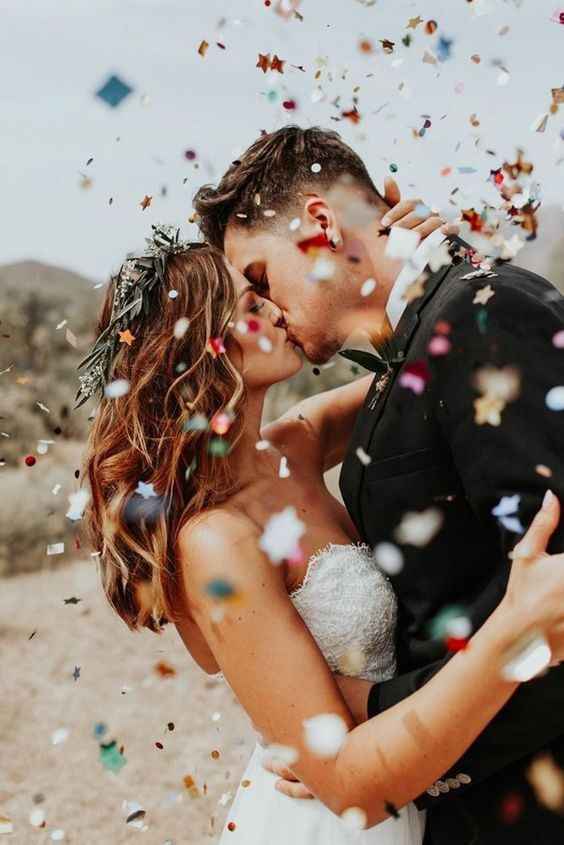 Beso de boda