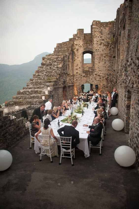 Boda en un castillo