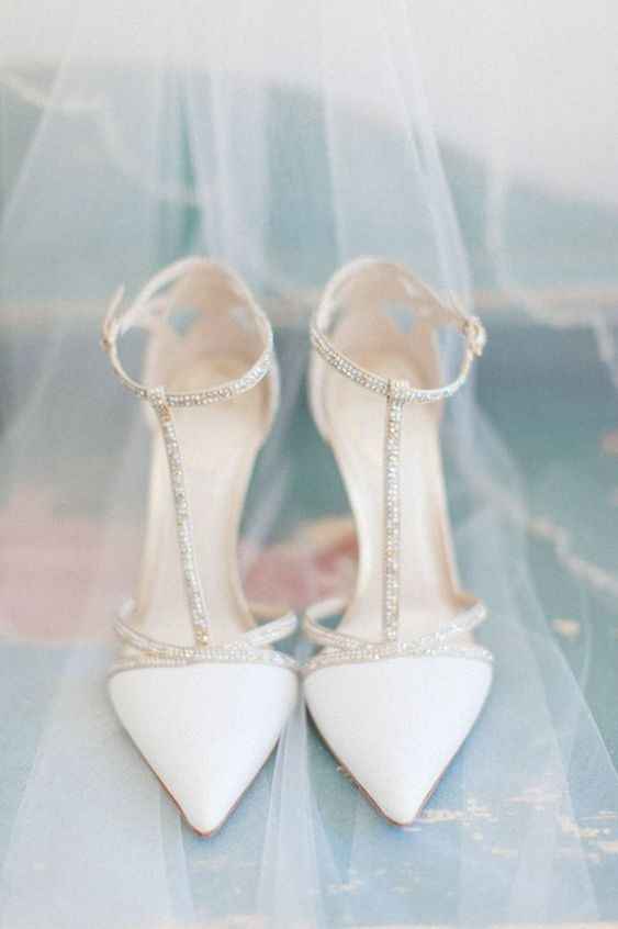 Zapatos novia blancos