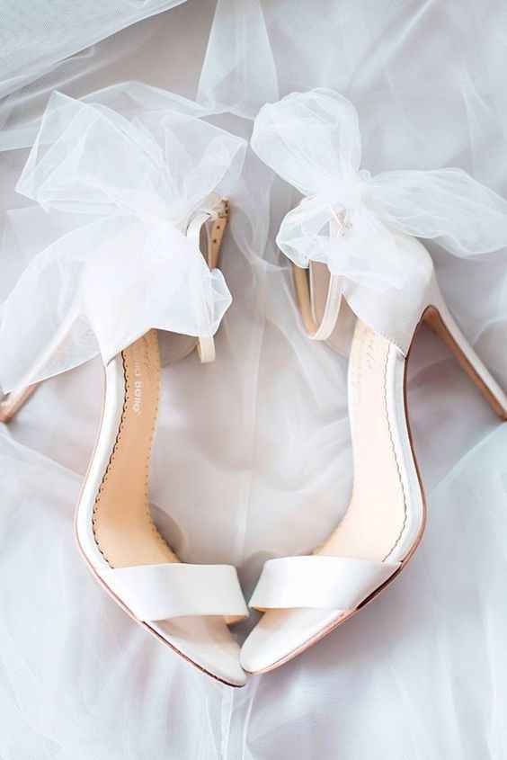 Zapatos novia blancos