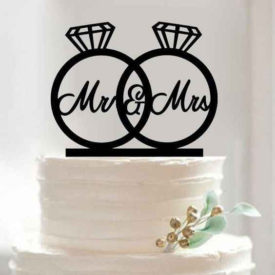 Cake topper tarta de boda