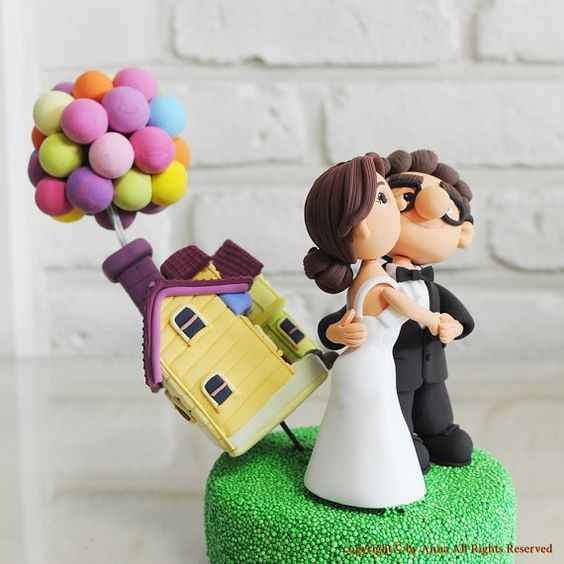 Cake topper tarta de boda