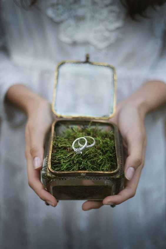 Porta alianzas boda