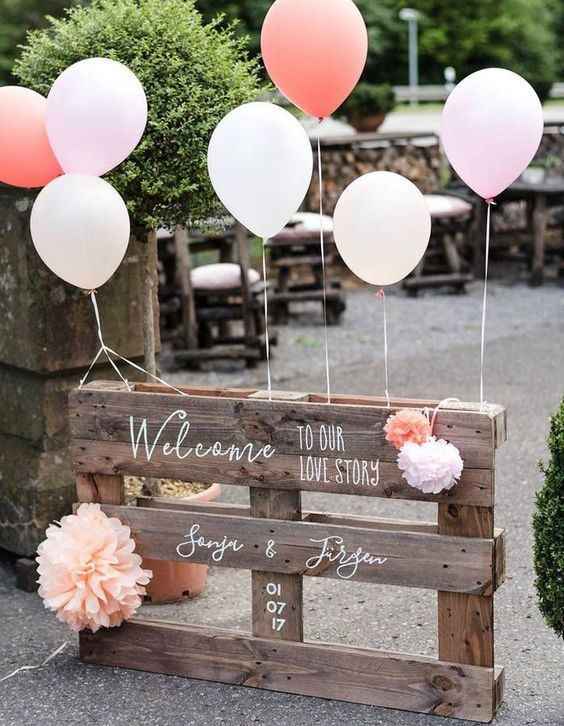 Rincón temático boda