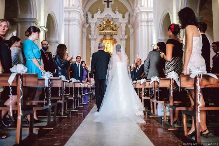 Entrada novia a la ceremonia