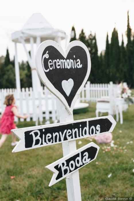 Cartel bienvenida boda