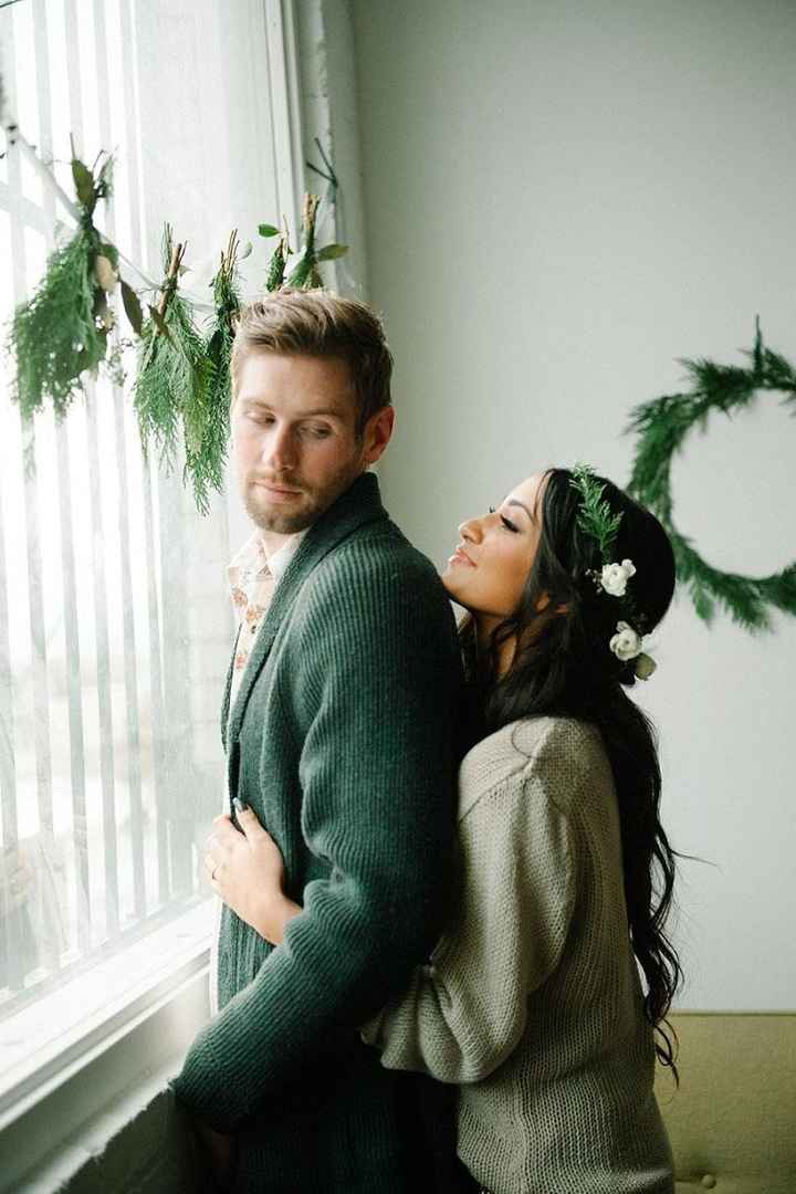 Preboda romántica de invierno