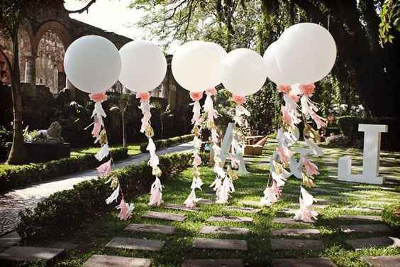 Decoración con globos