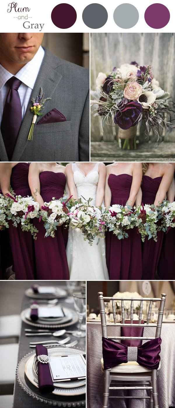 Combinación de color para una boda