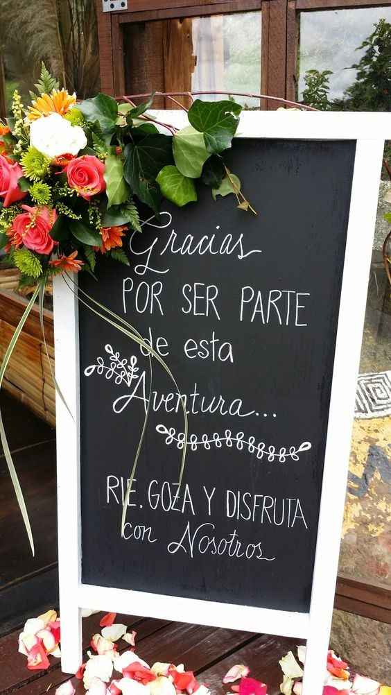 Cartel de boda