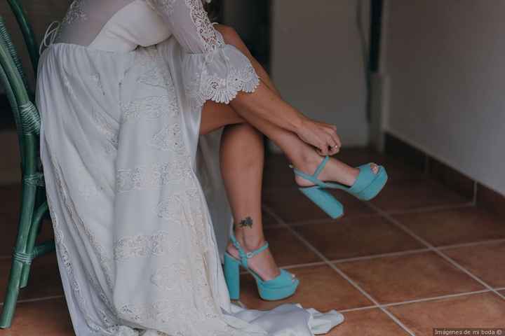 Zapatos de novia modernos
