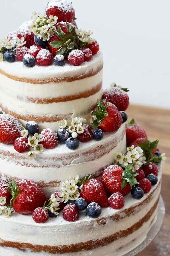 Naked cake