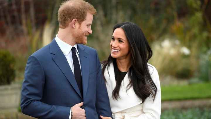 Meghan Markle y el príncipe Harry 