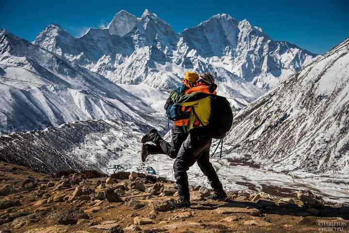 Boda en el Everest