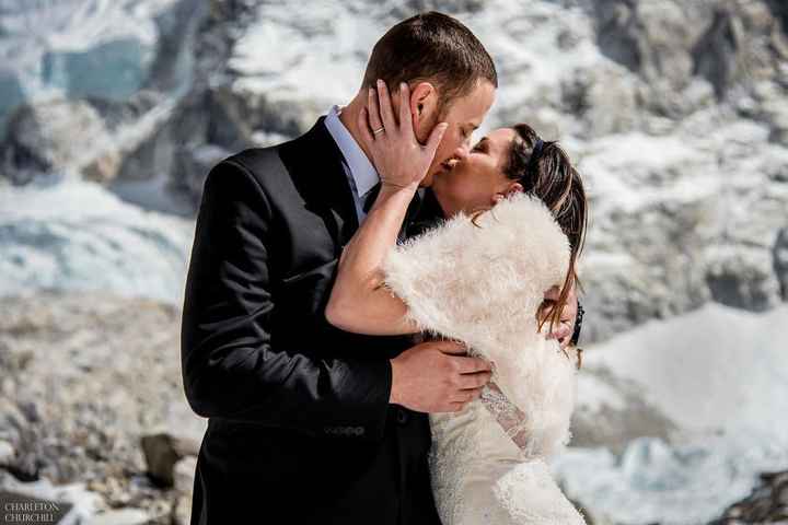 Boda en el Everest