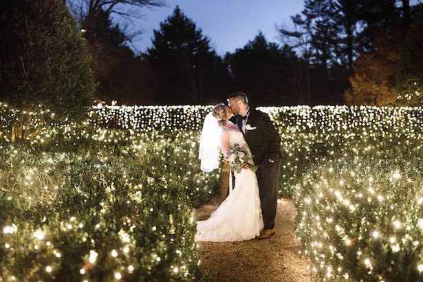 Foto boda de noche iluminación