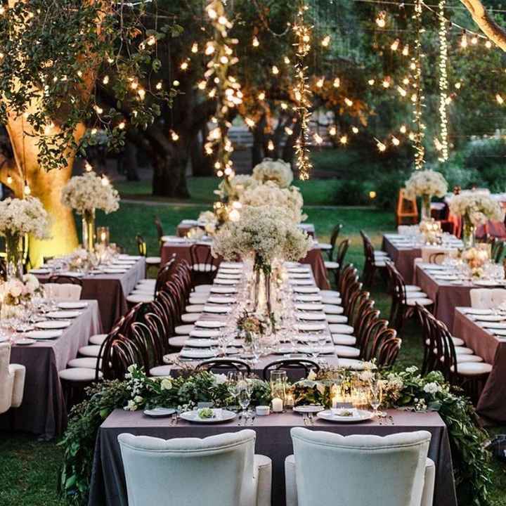 Banquete boda de noche