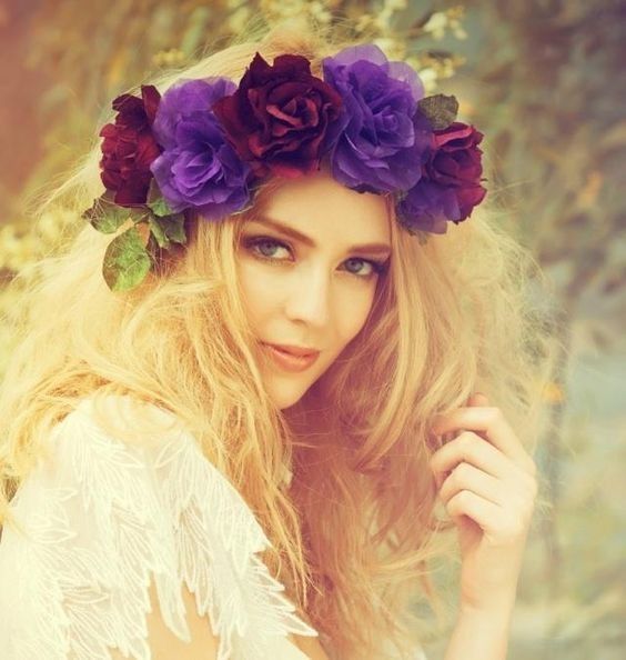 Corona de flores