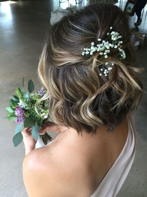 5 semirecogidos para novias de pelo corto. ¡VOTA! 4