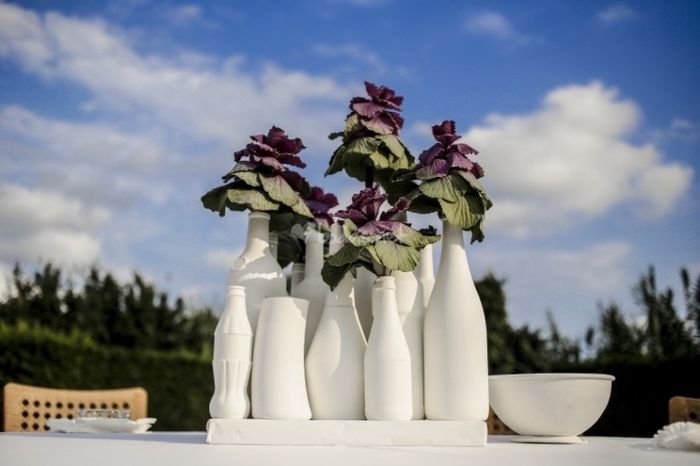 Botellas pintadas