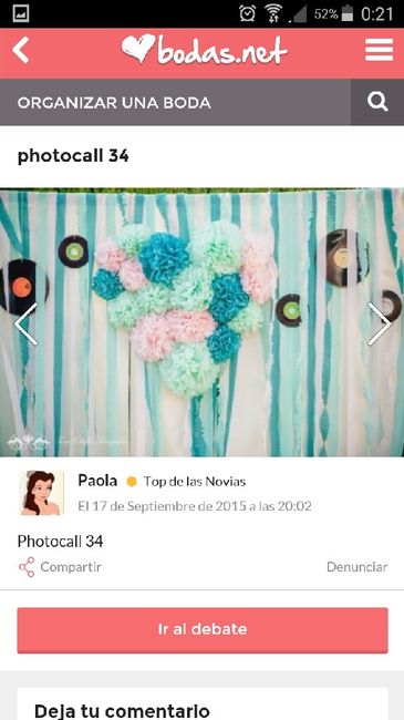Photocall casero - 2