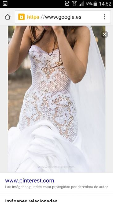 Qué os parece este detalle del vestido? - 1