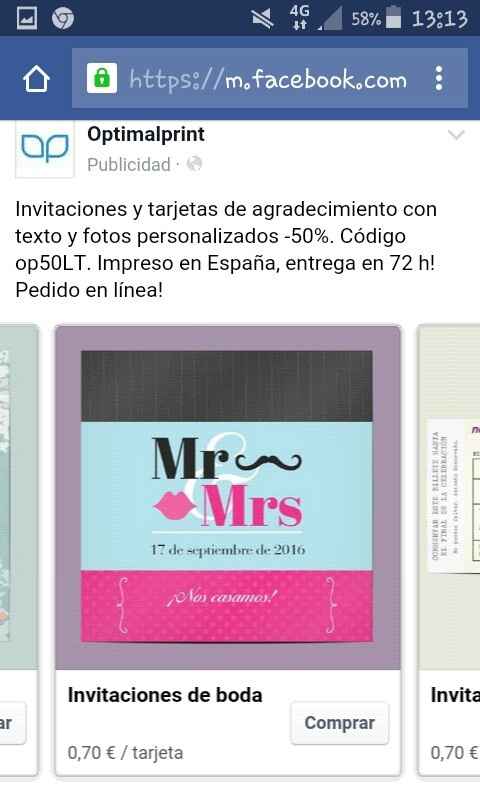 Que invitación escoger? - 2