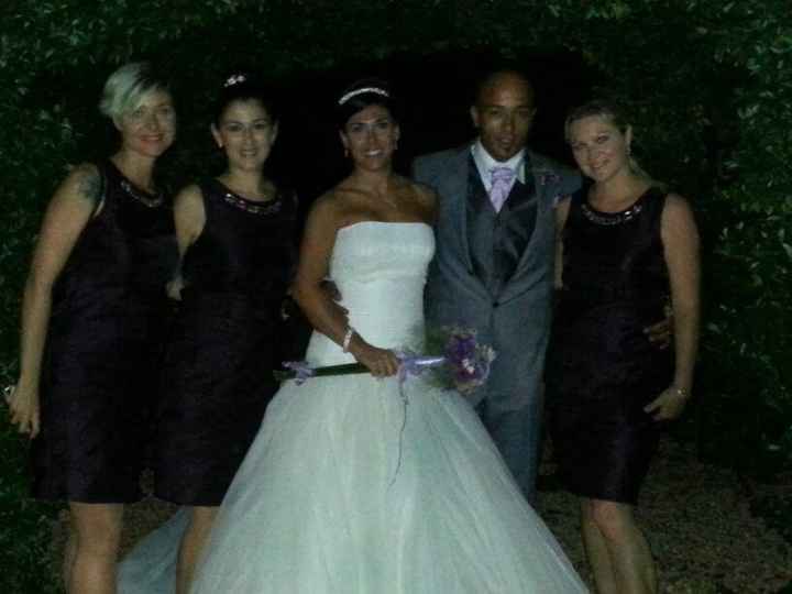 Con mi marido y mis chicas