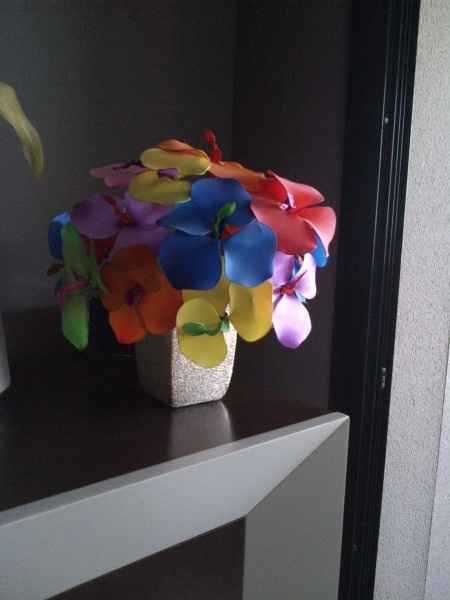 Flores de hechas con globos - 1