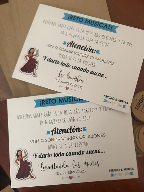 juego de Música para cada mesa - 2
