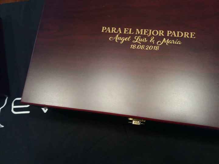 Ideas para regalar a un padre dia de la boda - 1