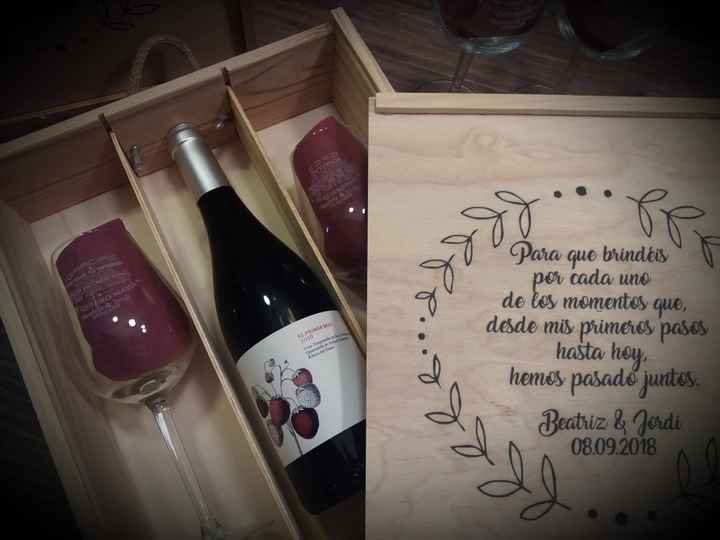 Ideas para regalar a un padre dia de la boda - 2