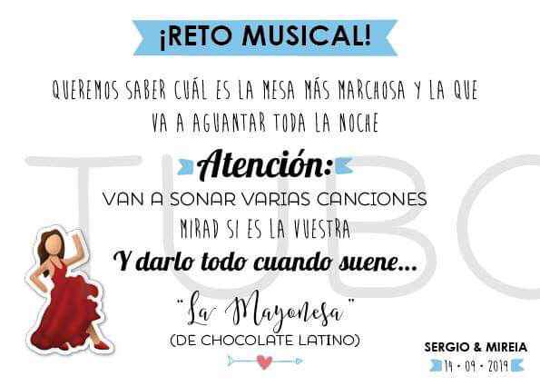 juego de Música para cada mesa - 1