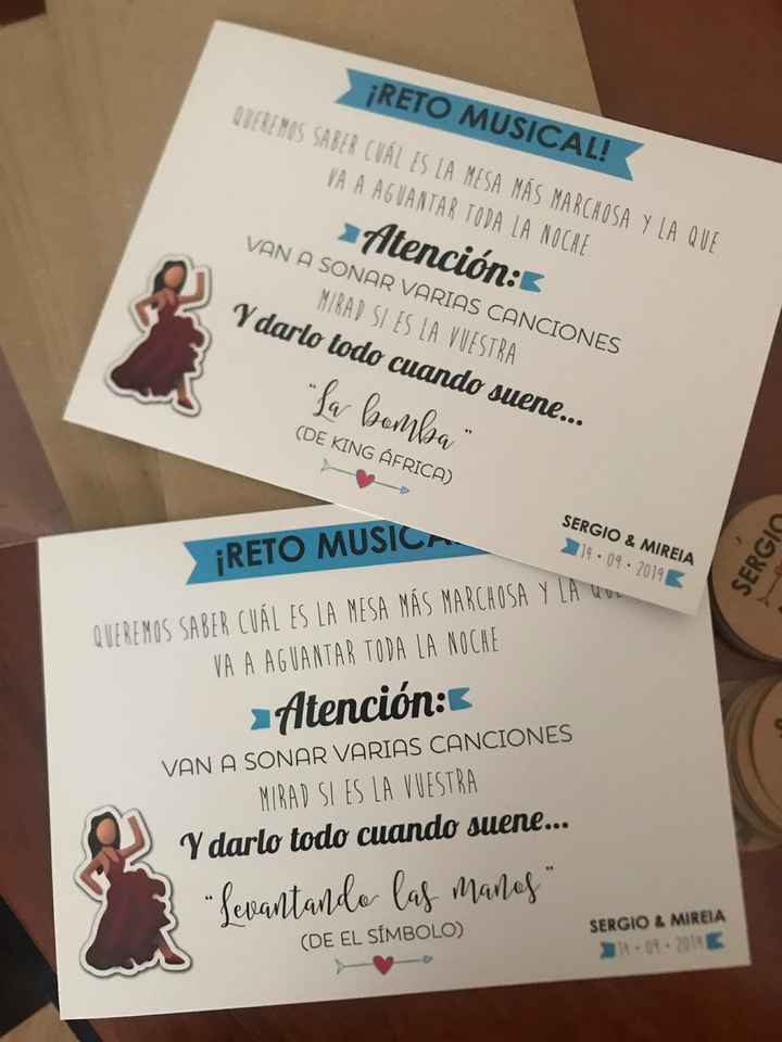 juego de Música para cada mesa - 2