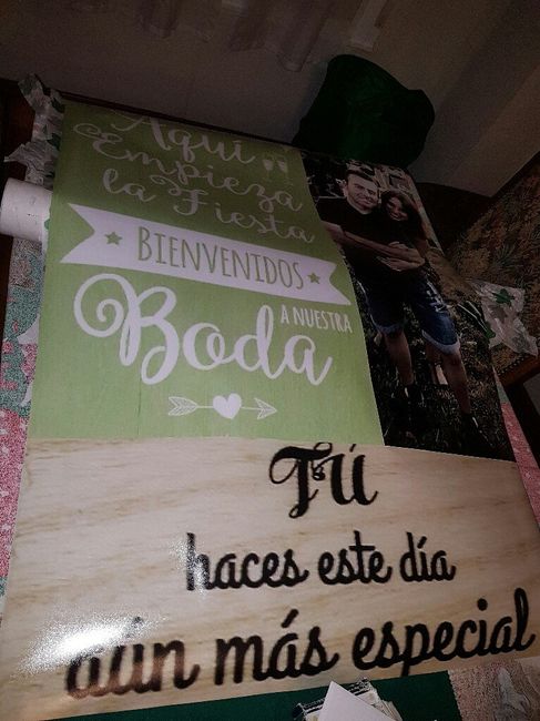 Carteles bienvenida boda - 1