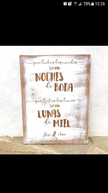 Carteles entrada a la boda - 1