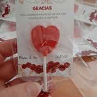Plantilla tarjeta agradecimiento gominola y piruleta - 1