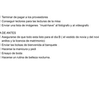 checklist en Español - 3