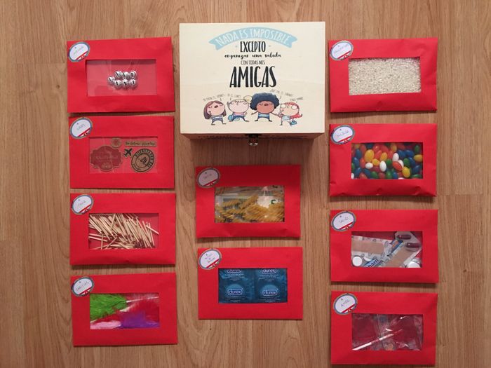 Tutorial diy - Caja de los deseos para entregar regalo de dinero de una forma original en una boda 22