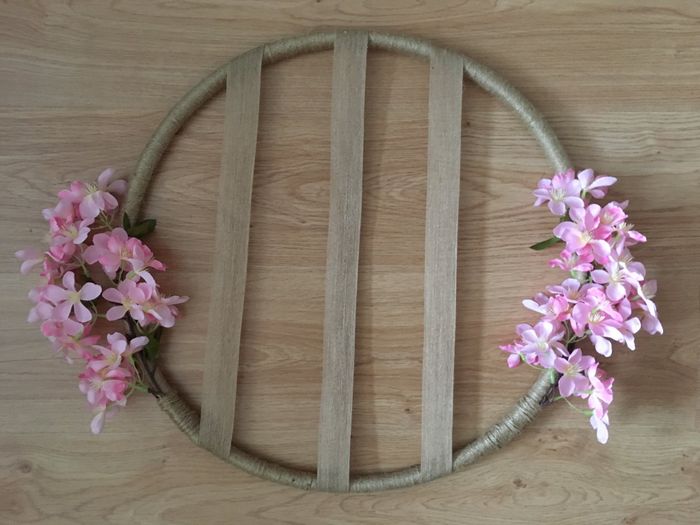 Tutorial para hacer aro decorativo diy con fotos 9