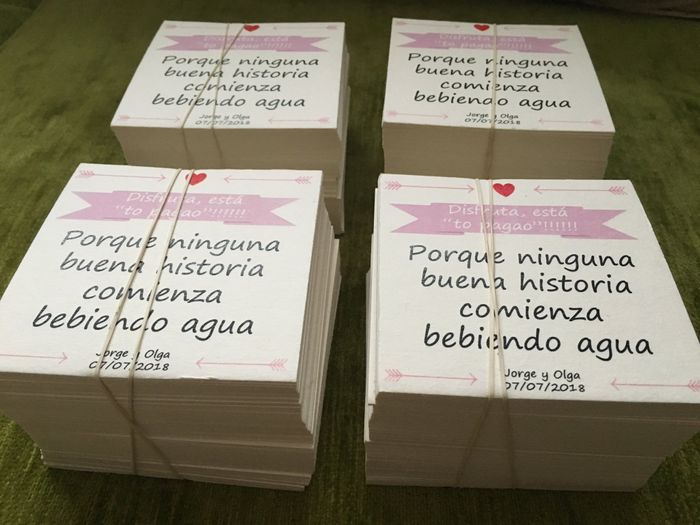 Posavasos personalizados - 2