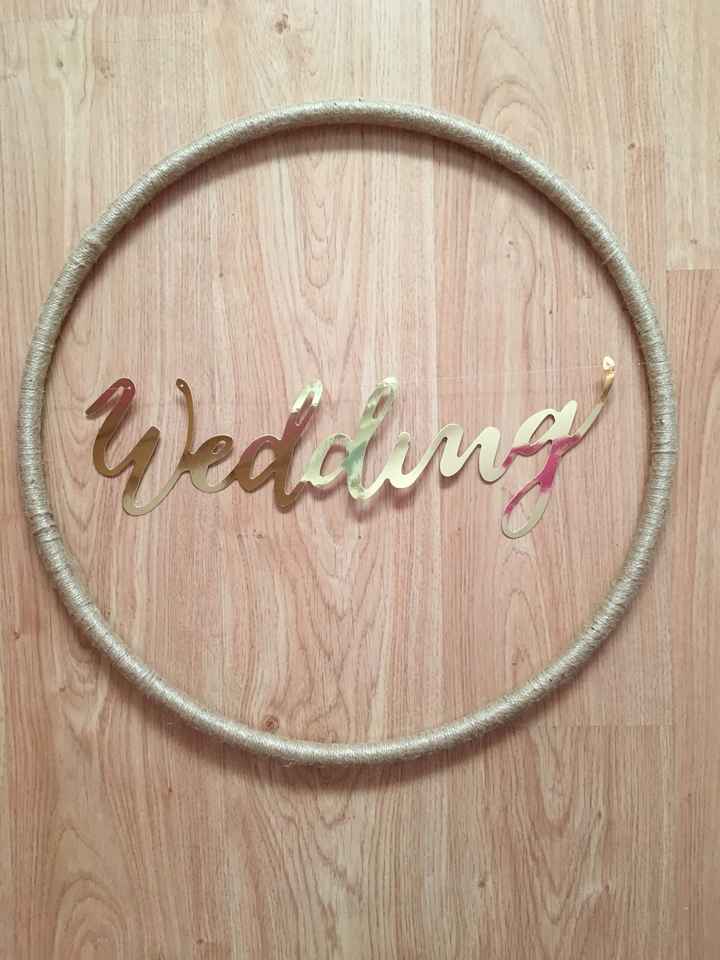 Tutorial para hacer un aro decorativo diy de boda - 7