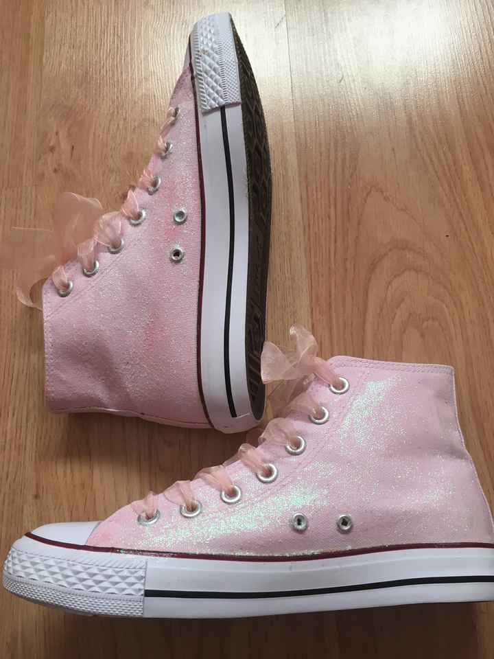 Mis Converse de boda personalizadas... y vamos a por el tercer par de zapatos para ese día!!!!!!! - 