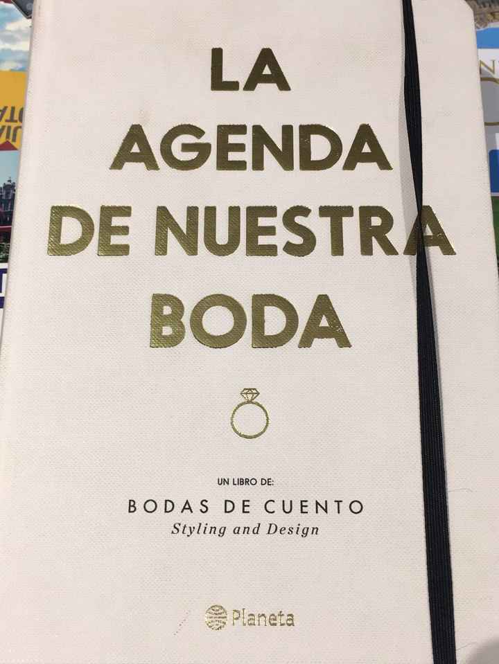 La agenda de nuestra boda